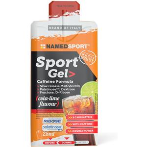 NAMEDSPORT Sport Gel Lemon Ice Tea 25ml - Gel Energetico con Carboidrati e Glicina per Energia Graduale