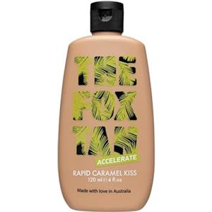 The Fox Tan - Rapid Caramel Kiss - Attivatore di Abbronzatura senza Autoabbronzanti, Lozione Abbronzante per Viso e Corpo, per Sole e Lampade Abbronzanti, 120 ml