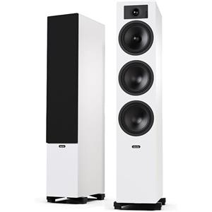 Indiana Line TESI 6 Diffusori Altoparlanti da Pavimento 3 Vie Bianco - Potenza 160W