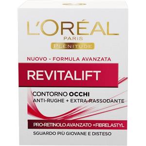 L'Oréal Paris Revitalift Contorno Occhi 15 ml - Crema Anti-Rughe con Pro-Retinolo Avanzato e Elastina