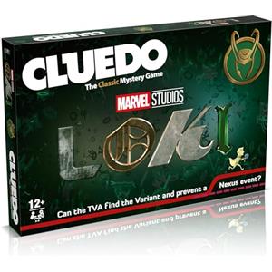 Winning Moves Cluedo Edizione Loki - Gioco da Tavolo Marvel per 2-6 Giocatori, Età 12