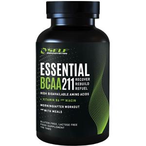 Self Omninutrition Essential BCAA 2:1:1 con Vitamina B6 - Integratore per Crescita Muscolare e Recupero - 100 Compresse