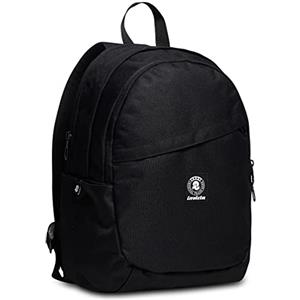 Invicta Zaino Monoscomparto, Nero, Tasca porta laptop, Tasca porta borraccia, Per ragazzi e ragazze, Adulti, Scuola, Ufficio e tempo libero