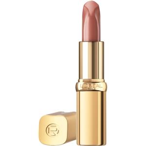 L'Oréal Paris Rossetto Color Riche Satin 520 Nu Defiant - Colore Nude Intenso, Alta Idratazione e Finish Satinato