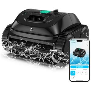 WYBOT C1 Robot Pulitore per Piscine con Pianificazione Intelligente del Percorso, Pulizia Fondo/Pareti/Linea dell'Acqua, Robot Piscina con Triplo Motore Migliorato Funziona per 150 Mins, Fino a 150㎡