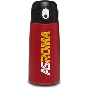 Seven Borraccia termica in acciaio, AS ROMA, Rossa, Per bambini e ragazzi, Scuola, Palestra e tempo libero, Prodotto ufficiale, Idea regalo
