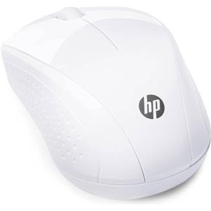 HP 220 Mouse Wireless, Tecnologia LED Blu, Sensore Ottico da 1300 DPI, 3 Pulsanti e Rotella di Scorrimento Integrata, Impugnature Pratiche e Funzionali, Ricevitore Nano Incluso, Design Moderno, Bianco