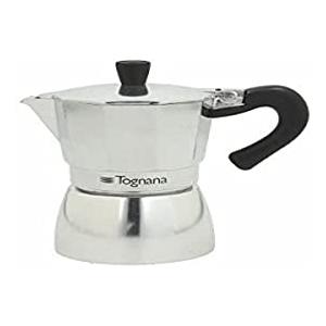 Tognana Grancucina, Caffettiera Moka, 1 Tazza, Mirror-Alluminio, Grigio