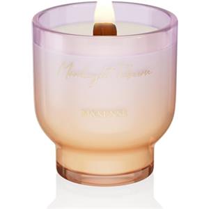 M&SENSE Candela Profumata 270g Tuberosa al Chiaro di Luna con Stoppino Scoppiettante,75H Dura, Cera di Soia Non Tossico Candele, Vetro Design Room Decor, Regalo di Lusso per Donne/Natale