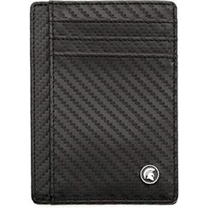 POWR - Portatessere Uomo - Portafoglio Uomo Slim - Porta Badge RFID - Porta Carte Di Credito Uomo - Mini Wallet Tascabile - Portaschede Sottile - Smart Card Holder Wallet