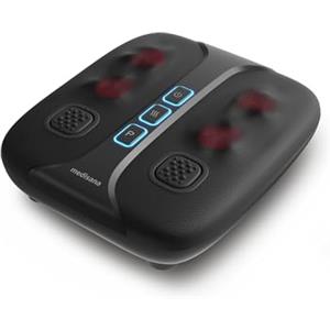 medisana LM 100 Massaggiatore elletrico per piedi e gambe | con massaggio Shiatsu e funzione di vibrazione, 2 piastre vibranti per stimolare circolazione linfatica e sanguigna