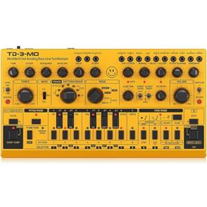 Behringer TD-3-MO-AM Sintetizzatore di linea di basso analogico Modded Out con VCO, VCF controllabile tramite MIDI e oscillatore sub-armonico