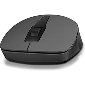 HP 150 Mouse Wireless, Dongle USB-A Wireless a 2.4 GHz, Sensore Ottico da 1600 DPI, 3 Pulsanti e Rotella di Scorrimento a Doppia Funzione, Impugnatura Egonomica e Funzionale, Nero