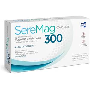 myity Seremag300 Integratore Alimentare con Magnesio e Melatonina per Riposo Notturno e Rilassamento | 45 Capsule