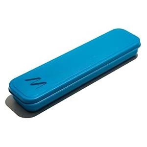 Muitomas, Set di Posate Portatile, Kit Completo di Posate per Pranzi Fuori Casa, con Custodia Compatta Facile da Trasportare in Viaggi e Ufficio, Colore Blu Ottanio