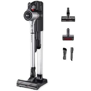 LG CordZero A9K-CORE1S Aspirapolvere Senza Fili Potente 200W, Autonomia 120 Minuti, con Wi-Fi, 2 Spazzole e 2 Accessori, Scopa Elettrica con Tubo Telescopico e 2 Batterie Ricaricabili