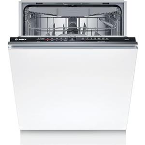 Bosch SMV2HVX06E Serie 2, Lavastoviglie Smart da incasso a scomparsa totale, 14 coperti, Cestelli personalizzabili, Indicazione di funzione a pavimento, Motore EcoSilence Drive, 60 cm.