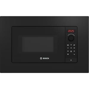 Bosch Serie 2, Microonde da incasso, Con display digitale, Illuminazione LED, Sistema automatico di pulizia, Nero