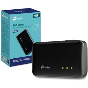 TP-Link M7400 Saponetta WiFi con SIM 4G+, Cat6 AC1200 Dual-Band, DL 300Mbps/UL 50Mbps, Batteria da 2100mAh, Porta Type-C, Micro SD Card, Supporta fino a 32 Dispositivi, tpMiFi App