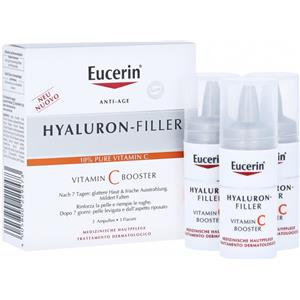 Eucerin Hyaluron-Filler Vitamin C Booster Siero Anti-Age 3x8ml - Con 10% di Vitamina C Pura