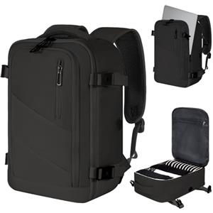 VOESLD Zaino per Ryanair 40x36x20 Zaino da Viaggio Aereo Bagaglio a Mano Borsa da Cabina Borse Valigia Zaini Casual Unisex per Scuola e Lavoro Trekking