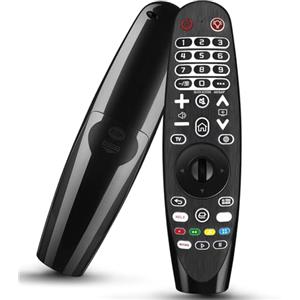 Bemexred Telecomando retroilluminato compatibile con LG Smart TVs, universale telecomando ricambio adatto a telecomando a infrarossi - Senza funzioni vocali e puntatori