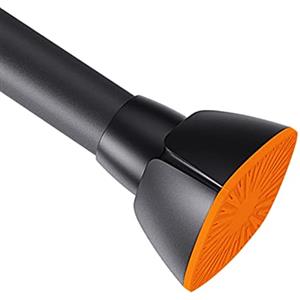 Lolypot Asta telescopica senza foratura, 79~114 cm regolabile, estensibile bastone per tenda da doccia, asta per tende, asta allungabile, asta appendiabiti