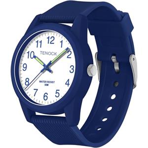 TENOCK Orologi Per Bambini Per Ragazzi Ragazze L'Apprendimento Del Tempo 50M Impermeabile Orologio Per Bambini Facile Da Leggere Per Età 4-12 Bambini Grandi Regali Di Compleanno (Blu)
