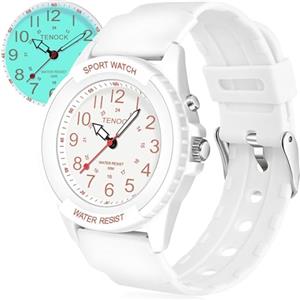 TENOCK Orologio Analogico Da Uomo Da Polso Sportivo Da Donna Orologio Al Quarzo Analogico Da Donna Da Uomo Da Polso Impermeabile Con Luce Notturna Per Abbinamento Moda Casual