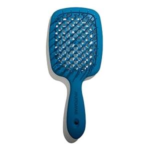 Muitomas Spazzola per Capelli, Spazzola Capelli Fini con Setole Flessibili e Manico Ergonomico, Spazzola Scioglinodi per Capelli Lisci e Ricci, Colore Blu Ottanio