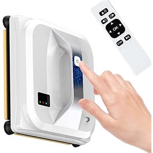 ZUKETANG Robot Lavavetri Magnetico, Aggiornamento Intelligente con Telecomando, Professionale per Finestre con Cornice per Interni Ed Esterni
