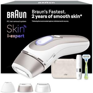 Braun Skin I·Expert Epilatore Luce Pulsata Smart, Depilatore Corpo Donna, Alternativa Laser Peli Donna, App Gratuita, Include Custodia e Rasoio Venus, Luce Pulsata Braun, Mini Depilatore Viso, PL7249