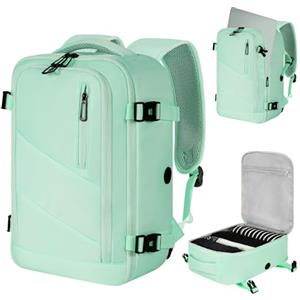 VOESLD Zaino per Ryanair 40x20x25 Zaino da Viaggio Aereo Bagaglio a Mano Borsa da Cabina Borse Valigia Zaini Casual Unisex per Scuola e Lavoro Trekking