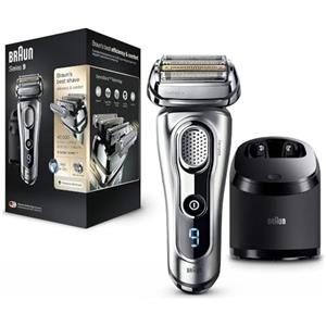 Braun Series 9 9290cc Rasoio Elettrico Barba a Lamina, Argento, Versione Vecchia