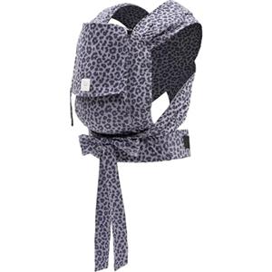 Stokke Marsupio Stokke Limas, Leopard Lilac (OCS) - Marsupio per neonati con mezza fibbia - Tre opzioni di trasporto - Sicuro, dalla nascita fino a 15 kg