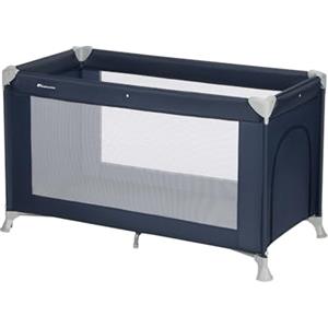 Bebeconfort Sweet Dreams Lettino da Campeggio per Bambini 0-3 anni (15 kg), Lettino Neonato da Viaggio Pieghevole Leggero, Materasso Imbottito, Finestra Laterale, Chiusura Compatta, Navy Blue