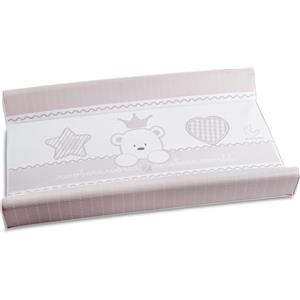 Italbaby Materassino fasciatoio in pvc 2 lati, per il cambio del pannolino, universale, misura cm 49x81x10, made in italy, Italbaby baby re tortora