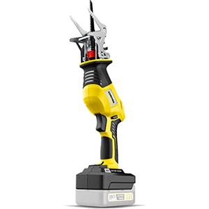 Karcher Kärcher Motosega a batteria PGS 4-18 18V, Potatura rami con diametro fino a 8 cm, Impugnatura removibile, Autonomia circa 120 tagli con una carica, Funziona con la batteria da 18 V (non inclusa)