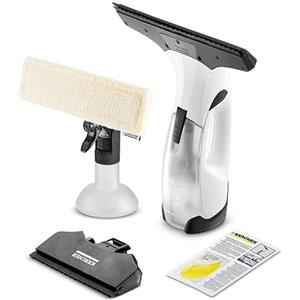 Kärcher Lavavetri Aspiragocce WV 2 Plus N per la Pulizia di Vetri, Piastrelle, Cabine Doccia, Piani Cucina, Serbatoio 100ml, Autonomia Batteria 35 min, Ampiezza Bocchette 28-17 cm