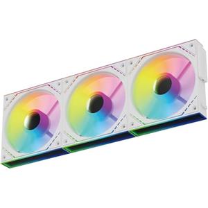 TR TL-M12QW-S X3 - Ventola per CPU da 12 cm, con connettore PWM, raffreddamento silenzioso, con luce ARGB, ventola per PC con specchio ARGB