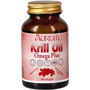 AURUM SNC Krill Oil Omega Plus - 60 Softgel per Salute Cardiovascolare e Articolare