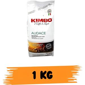 Kimbo Caffè in Grani Miscela Audace 1kg - Gusto Equilibrato con Note di Nocciola e Spezie