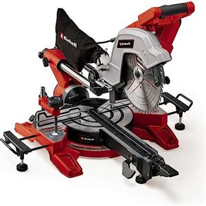 Einhell Sega troncatrice TE-SM 10 L Dual (2.100 W, lama Ø 254 mm, larghezza di taglio 305 mm, profondità di taglio 85 mm, laser linea di taglio, inclinazione della testa della sega su entrambi i lati)