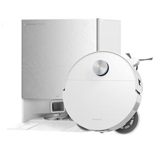 DREAME X50s Ultra Robot Aspirapolvere e Lavapavimenti, Ultrasottile 7,95 cm, Supera Ostacoli 8.8 cm, 35.000 Pa, Auto-Svuot./Riemp./Pulizia, 0 Grovigli, Rileva 280+ Ostacoli, Bianco