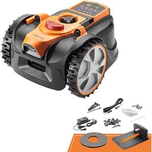 Lawnmaster OcuMow®16 Tagliaerba robot senza fili per tosaerba fino a 300 ㎡, evitare ostacoli intelligenti, navigazione ottica, stazione di ricarica automatica, zona vietata AMB16P2