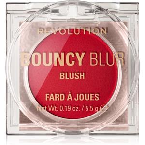Revolution Bouncy Blur Blush - Fard modulabile per guance e labbra, effetto levigante, Coral Blur Burst, Vegan e Cruelty-Free