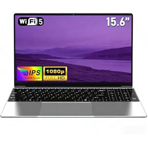 NAIKLULU Computer Portatile 2026 15,6 Pollici, Processore 4425Y, 16GB RAM 512GB SSD Laptop Pc Computer Portatile, Schermo FHD 1920x1080P, Batteria 5000mAh, Webcam, Slot Scheda TF