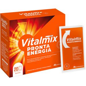 Vitalmix Pronta Energia - Integratore alimentare in 20 bustine per stanchezza, funzione muscolare e sistema immunitario