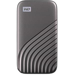 WD My Passport SSD, 1TB SSD Esterno, SSD portatile con tecnologia NVMe, USB-C, con velocità di lettura fino a 1050 MB/s, 1000 MBs in scrittura, funziona con PC, Xbox e Playstation, Grigio