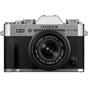 Fujifilm X-T30 III Fotocamera Digitale Mirrorless 26MP, KIT XC13-33mmF3.5-6.3 OIS, Sensore APS-C X-Trans CMOS 4, Filmati 6.2K 30p, Mirino EVF, Schermo LCD 3 orientabile, Argento